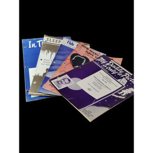 Bundle of sheet music